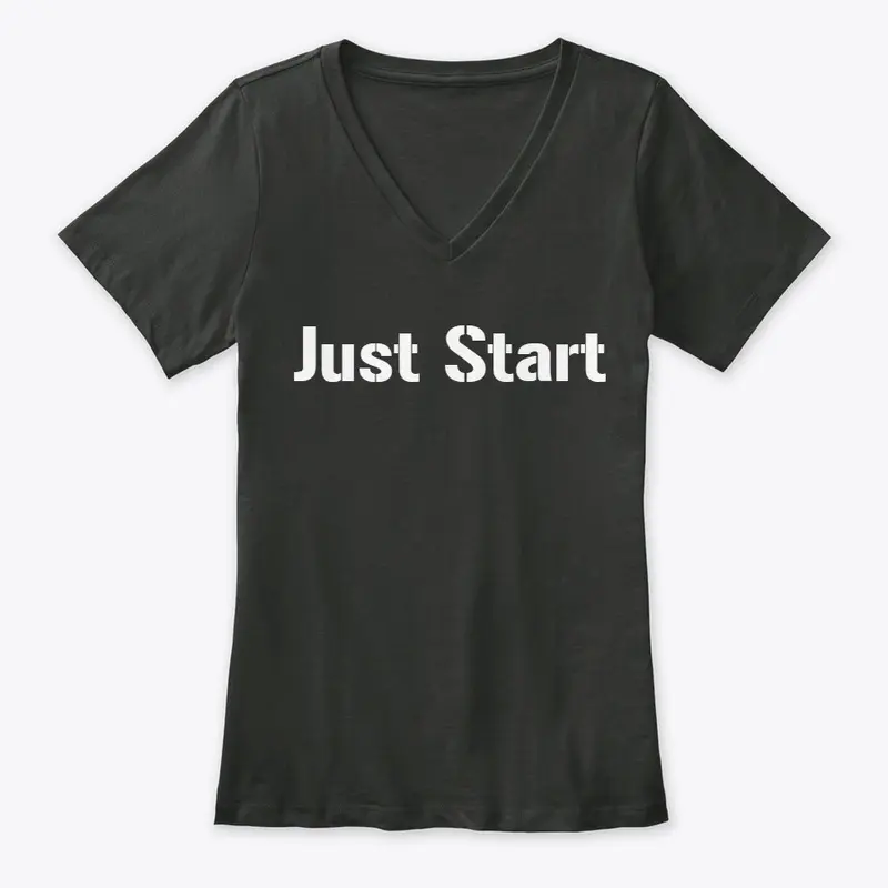 Just Start - V-Neck T